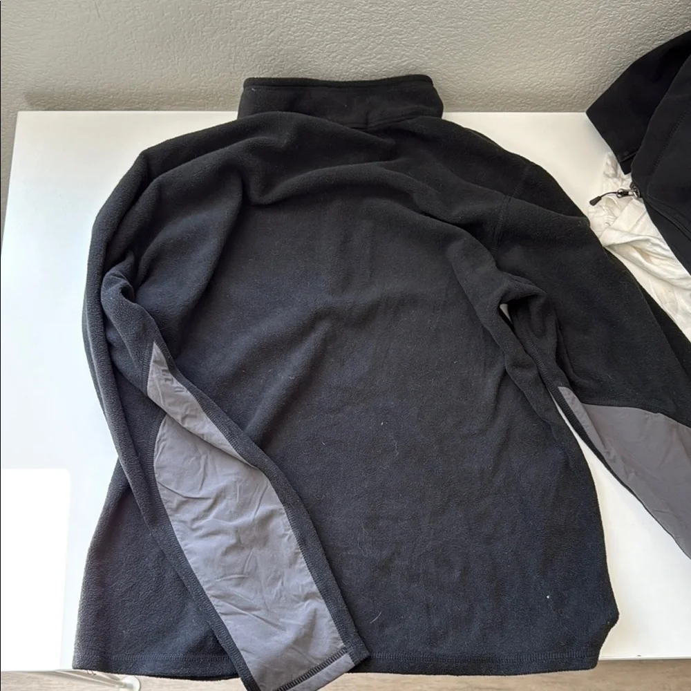 The North Face Charcoal and Light Gray Fleece Jacket